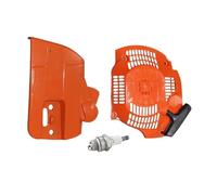 BERTGDA Avviamento a strappo, adatto for motosega Husqvarna, 445 450, disco di avviamento, coperchio frizione, gruppo freno catena gruppo avviamento a strappo