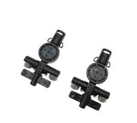 BERTGDA Connettore del supporto del getto del lavafari, adatto for Toyota, Camry 2009-2011 85045-33060 85044-33070 Ugello di spruzzo del faro Getto spray per la pulizia dei fari(2pcs)