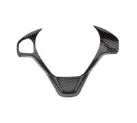 BERTGDA Copertura decorativa del pannello del volante, adatta for Ford, Fiesta MK7 2009-2017 Ecosport 2012-2017 Adesivi di rifinitura Adesivi per la protezione del volante(Style B)