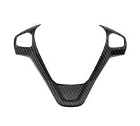 BERTGDA Copertura decorativa del pannello del volante, adatta for Ford, Fiesta MK7 2009-2017 Ecosport 2012-2017 Adesivi di rifinitura Adesivi per la protezione del volante(Style C)