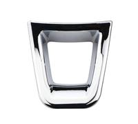 BERTGDA Copertura decorativa for volante auto, adatta for Volkswagen, adatta for VW, adatta for Passat B8 Tiguan Adesivi per la protezione del volante(Glossy Silver)