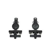 BERTGDA Copertura lavafari anteriore, adatta for Toyota, Camry 2009-2011 8504533060 8504433070 Tappo getto ugello spruzzo faro Getto spray per la pulizia dei fari(2 PCS Nozzle)