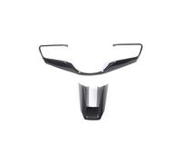 BERTGDA Cornice decorativa for volante auto, adatta for Porsche, Macan 2022-2023, pannello di copertura asciutta for accessori interni Adesivi per la protezione del volante