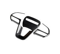 BERTGDA Cornice di rivestimento del pannello dei pulsanti del volante, adatta for Dodge, Challenger Charger 2015-2021 Adesivi per la protezione del volante