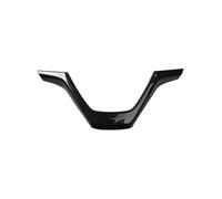 BERTGDA Decorazione del rivestimento del pannello del volante dell'auto, adatta for X5, X6 F15 F16 2014-2019 Adesivo for telaio in fibra di carbonio Adesivi per la protezione del volante