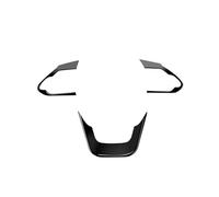 BERTGDA Decorazione for pannello volante auto, adatta for Toyota, adesivo for telaio Voxy Noah serie 90 2022+, nero brillante Adesivi per la protezione del volante