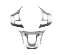 BERTGDA Decorazione for volante auto, adatta for Peugeot, 208 GTI 2008 308 2014-2017, adesivo for copertura accessori Adesivi per la protezione del volante(Matte 3 pcs)