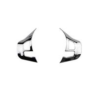 BERTGDA Decorazione for volante auto, adatta for Peugeot, 208 GTI 2008 308 2014-2017, adesivo for copertura accessori Adesivi per la protezione del volante(Glossy 2 pcs)