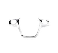 BERTGDA Decorazione pannello volante dell'auto, adatta for Ford, Focus 3 MK3 2012-2014 Kuga Escape 2013-2015 Cmax 2011-2017 Adesivi per la protezione del volante(1Pcs ABS Chrome)