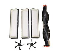 BERTGDA Filtro spazzola laterale a 5 bracci, adatto for Neato, Botvac D7 D3 D4 D5 D6 Connected D70 D85 set filtro e spazzola per aspirapolvere