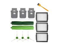 BERTGDA Filtro spazzola laterale, adatto for iRobot Roomba I3 I4 I6 I7 I8 J7 E5 E6 E7 Robot Aspirapolvere Sacchetto set filtro e spazzola per aspirapolvere