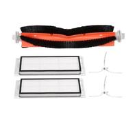 BERTGDA Filtro spazzola laterale, adatto for Xiaomi, 1S Roborock S6 S5 MAX S60 S65 S50 E25 E35 set filtro e spazzola per aspirapolvere