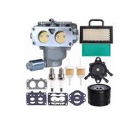 BERTGDA Kit carburatore,Compatible With Briggs Stratton,for L120 | motore 407777 20-25 HP/John Deere LA150 LA145 LA130 791230 699709 499804 kit ricambi carburatore