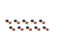 BERTGDA Kit coperchio valvola PCV 1/5/10 pezzi, adatto for Ford, C-MAX Fiesta VI Focus II Fusion Citroen, Berlingo C2 C3 C4 Volvo, C30 V50 Riparazione 0248.L1 coperchio valvola motore PCV auto(10 PCS)
