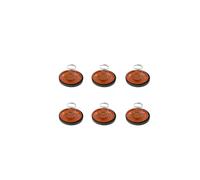 BERTGDA Kit di riparazione del coperchio della valvola PCV da 2/6/10 pezzi, adatto for Nissan, adatto for Renault, Kangoo Clio Laguna Megane Scenic K9K 8200756123 8200433603 Membrana coperchio valvola