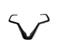 BERTGDA Pannello di copertura del pulsante del volante dell'auto, decorazione, adatto for Hyundai, Veloster 2011-2017 accessori in fibra di carbonio Adesivi per la protezione del volante