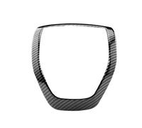 BERTGDA Pannello telaio clacson volante, adatto for Ranger, Everest Endeavor 2015-2021 ABS Accessori Adesivi per la protezione del volante(Carbon Black)