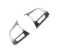 BERTGDA Rivestimento coprivolante, adatto for VW, adatto for Golf 6 Mk6 Passat B7 CC EOS Adesivi per la protezione del volante(Matte silver)