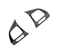 BERTGDA Rivestimento coprivolante, adatto for VW, Golf 6 Mk6 Passat B7 CC EOS Tiguan Jetta Touran Sharan Adesivi per la protezione del volante(Carbon fiber black)