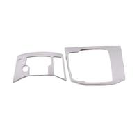 BERTGDA Rivestimento del pannello centrale, adatto for Mazda CX-5 2017-2024, telaio vano portaoggetti, copertura decorativa decorazione della console centrale dell'auto(Silver Style)