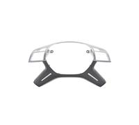 BERTGDA Rivestimento del telaio del volante, adatto for ML, GL GLS W166 W204 W212 W463 Pannello di copertura centrale interno auto di ricambio nero Adesivi per la protezione del volante(Grey)