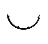 BERTGDA Rivestimento del volante, adatto for Toyota, Sienta Aqua Yaris Cross 2022 2023, pannello adesivo for telaio auto nero brillante, accessori Adesivi per la protezione del volante