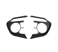 BERTGDA Rivestimento for pulsanti del volante dell'auto, adatto for Toyota, Corolla Cross XG10 2020-2024 ABS Carbon Accessori Adesivi Adesivi per la protezione del volante(Carbon fiber)