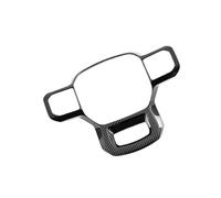 BERTGDA Telaio di rivestimento del pannello del volante dell'auto, adatto for Ford, F150 2022-2023 Adesivo Parti in fibra di carbonio Adesivi per la protezione del volante