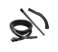 BERTGDA Tubi flessibili for aspirapolvere, adatti for C1 C2 C3 C4, estesi da 3,5 m con asta telescopica e manico curvo, parti di ricambio for tubo di prolunga dell'aspirapolvere