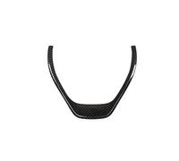 BERTGDA Volante decorativo for auto, adatto for serie 3 F30 F32 F34 2013-2019, accessori for interni auto, pannello di copertura del telaio Adesivi per la protezione del volante(Carbon Fibre)