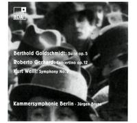 Berthold Goldsc Berthold Goldschmidt: Suite Op. 5/Roberto Gerhard: Concerti (CD)