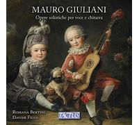 Opere Solistiche Per Voce E Chitarra - Mauro Giuliani (Audio Cd)