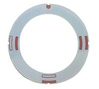 Berto Simbolo per Bertos G7F4PW+FE, G7F6PW+FE, E9P4, G9F8+2FE esterno 63 mm destra argento/rosso interno 45,5 mm OH/UH/OH+UH