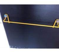 BERTOCCI 7012 GIALLO OTTONE LACCATO PORTA SALVIETTE LINEA SEGNO Cm 60 P.Cm.8