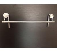 BERTOCCI 7012 PORTA SALVIETTE LINEA SEGNO Cm 60 P.Cm.8 IN OTTONE CROMATO