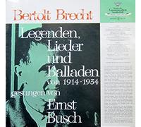 Bertolt Brecht-Legenden, Lieder und Balladen / Vinyl record [Vinyl-LP]
