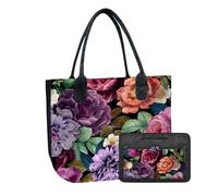 Bertoni Borsa organizer per la spesa, set da 2 pezzi, con chiusura lampo, mod. Lady XL, Enigma