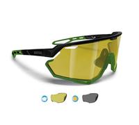 Bertoni Occhiali Sportivi Ciclismo MTB Running per Uomo Donna in TR90 Fotocromatici Polarizzati UV mod. ALPHA