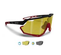 Bertoni Occhiali Sportivi Ciclismo MTB Running per Uomo Donna in TR90 Fotocromatici Polarizzati UV mod. ALPHA