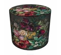 Bertoni Pouf Feltro 40 x 40 cm Stabile Rotondo Copertura Removibile Lavabile Bouquet