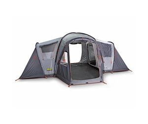 BERTONI TENDE | VIS a VIS 6 VIP, Tenda da Campeggio a Catino Unico Integrato, 6 Posti, Altezza Interna Massima 223 cm, Colore Grigio