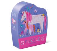 Bertoy 3841126 Shaped Box Mini Puzzle, Unicorn, 12 Pieces