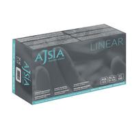 BERTOZZI Srl GUANTO MONOUSO IN NITRILE SENZA POLVERE AJSIA LINEAR BLU VIOLACEO EXTRALARGE 100 PEZZI