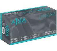 bertozzi srl Guanto monouso in nitrile senza polvere ajsia linear blu violaceo small 100 pezzi