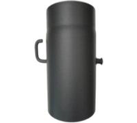 Bertrams Tubo fumi Bertrams con valvola a farfalla (bloccante) / senotherm® UHT-HYDRO nero