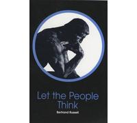 Bertrand Russell Let the People Think (Tascabile) New Thinker's Library