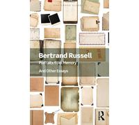Bertrand Russell Portraits from Memory (Tascabile) Routledge Classics