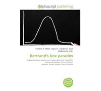 Bertrand's box paradox: Probability theory,Joseph Louis François Bertrand, Probability, Monty Hall problem, Three Prisoners problem, Warren Weaver, Martin Gardner