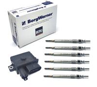 BERU GSE108 Centralina + 6 Candelette Stabglühkerze per BMW N57 D30 25D 30D