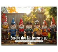 Berufe der Gartenzwerge (Wandkalender 2027 DIN A3 quer), CALVENDO Monatskalender